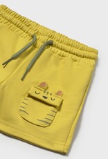 Mayoral Gold Knit Zoo Shorts