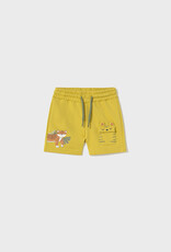 Mayoral Gold Knit Zoo Shorts