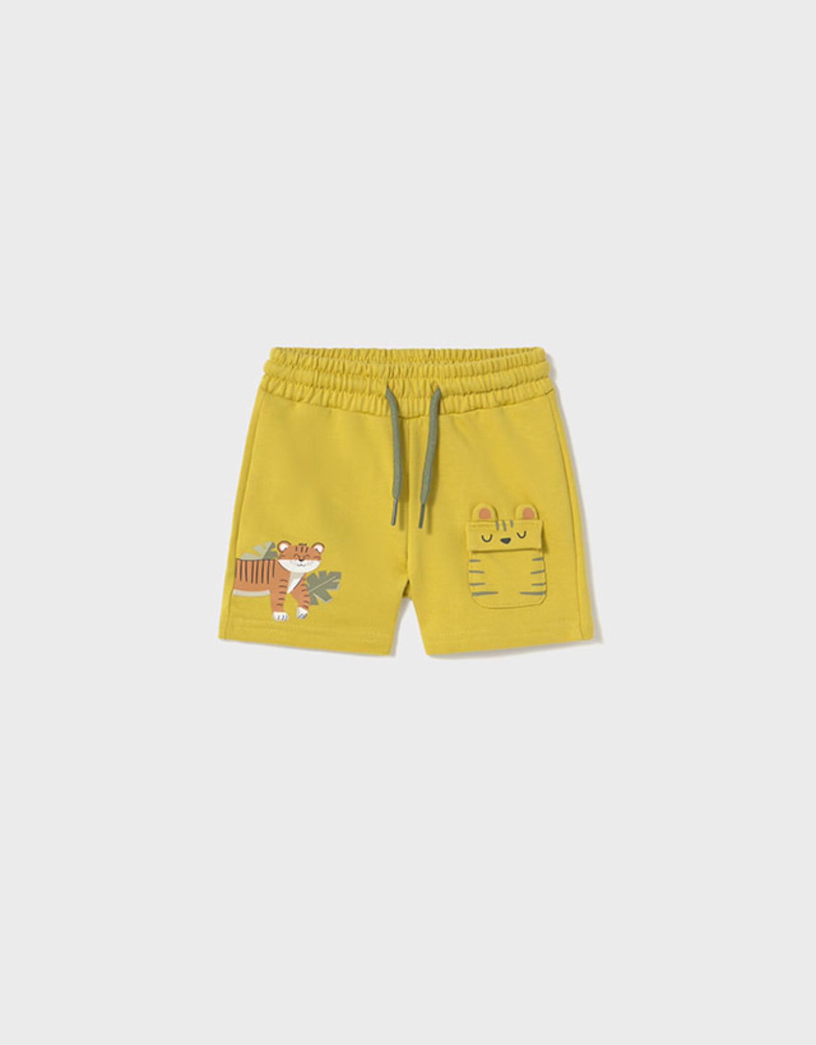 Mayoral Gold Knit Zoo Shorts