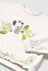 Mayoral Pistachio Zoo Pullover