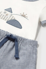 Mayoral Star Blue Mountain Short Set