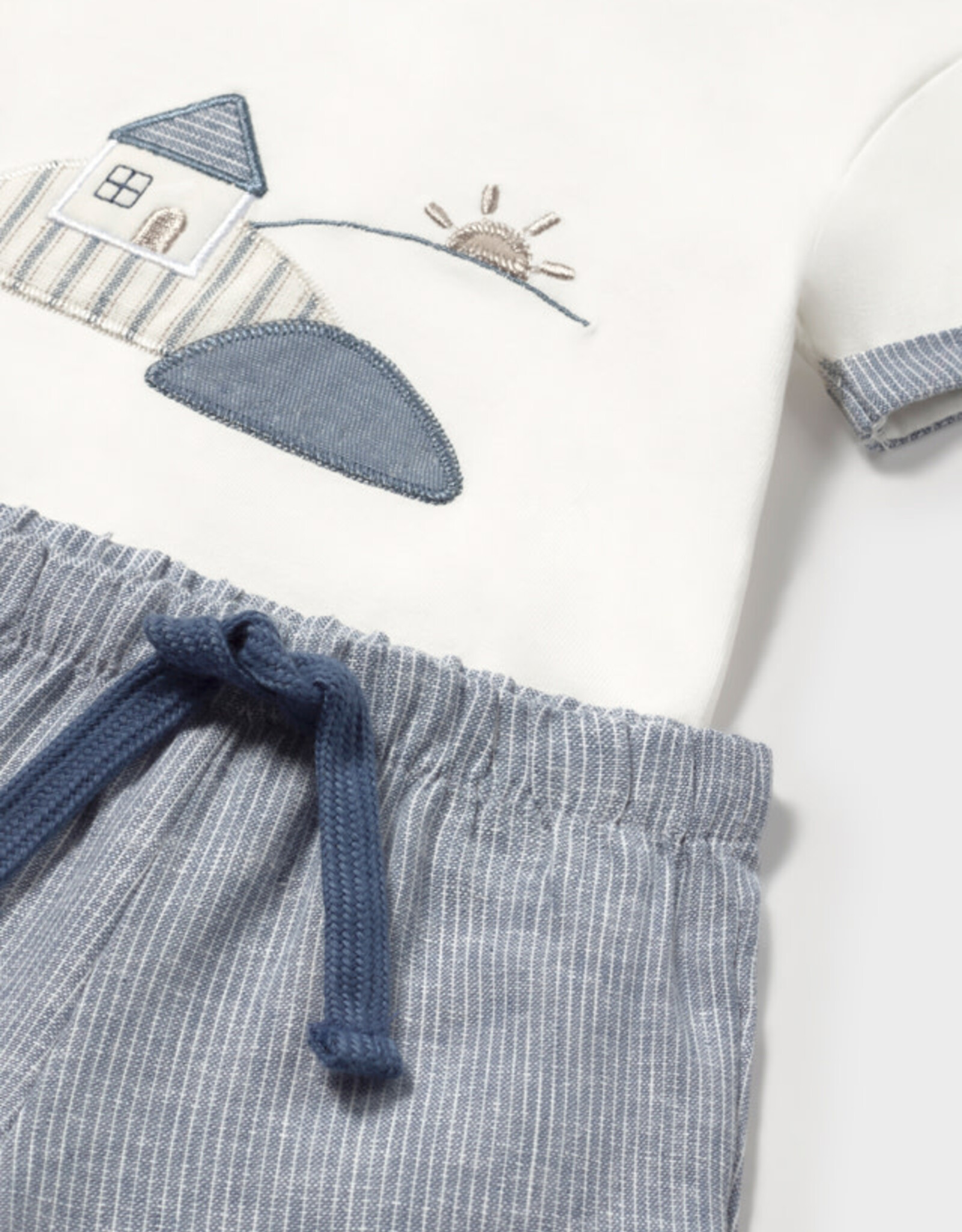 Mayoral Star Blue Mountain Short Set