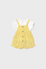 Mayoral Sunny Overall and Shirt Set