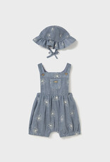 Mayoral Bluestone Overall w/Hat