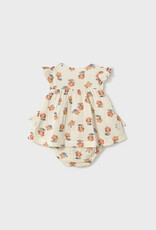 Mayoral Peach Flower Dress