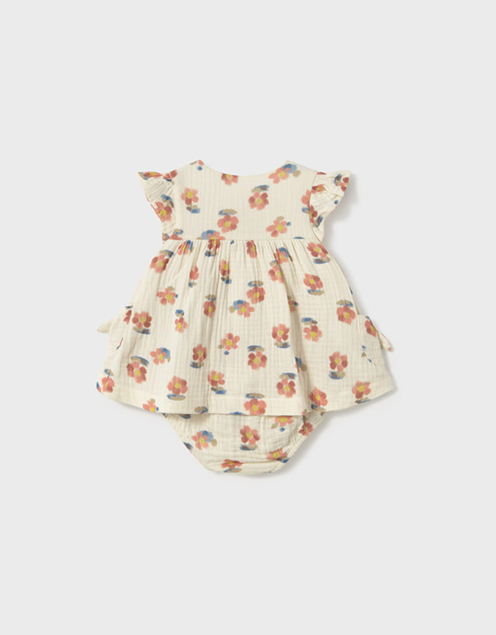 Mayoral Peach Flower Dress