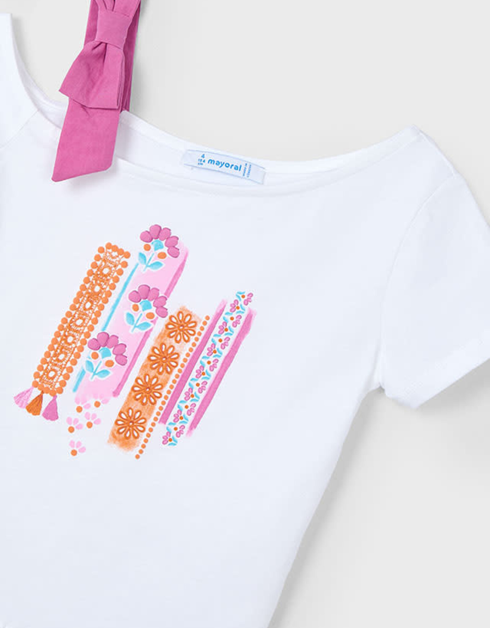 Mayoral Orchid Asymmetric T-shirt