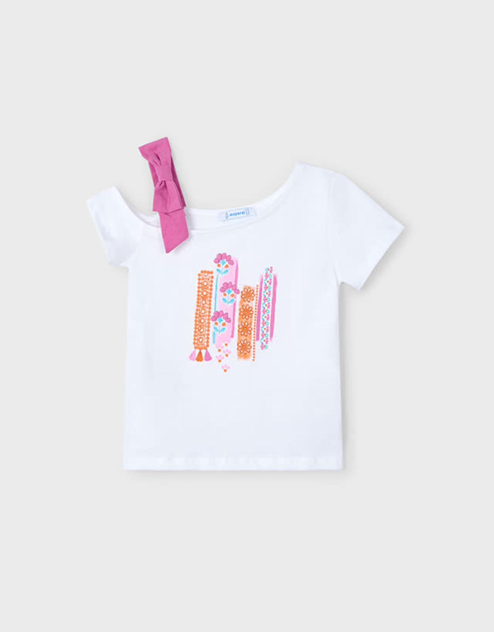 Mayoral Orchid Asymmetric T-shirt