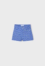 Mayoral Indigo Patterned Shorts