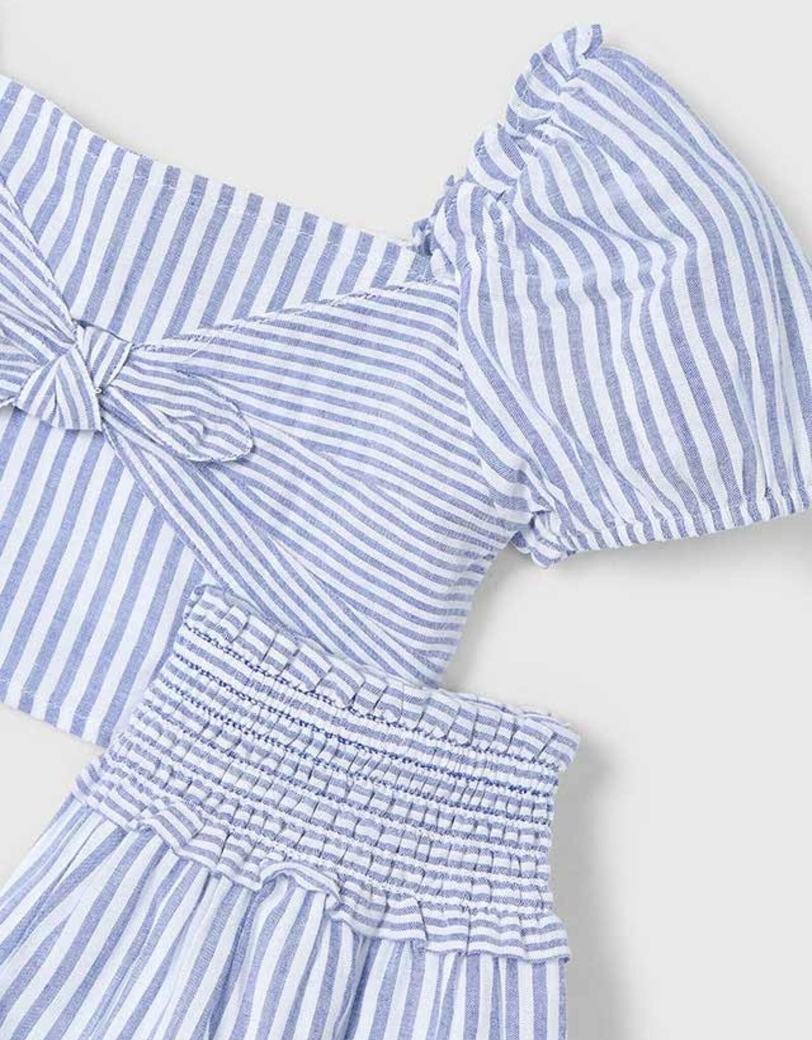 Mayoral Indigo Striped skirt set