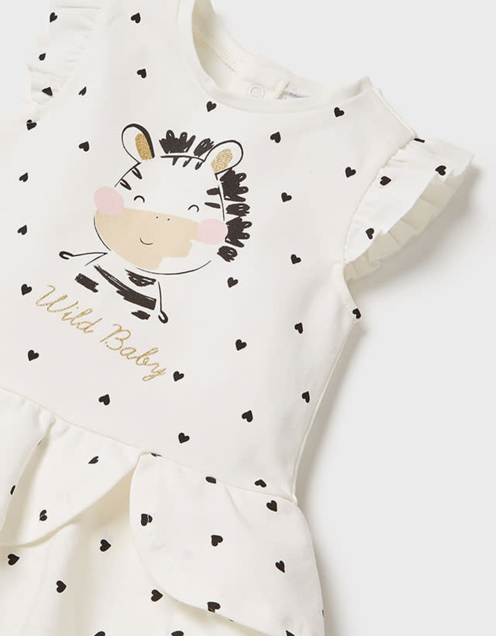 Mayoral Wild Baby Knit Dress w/Diaper Cover