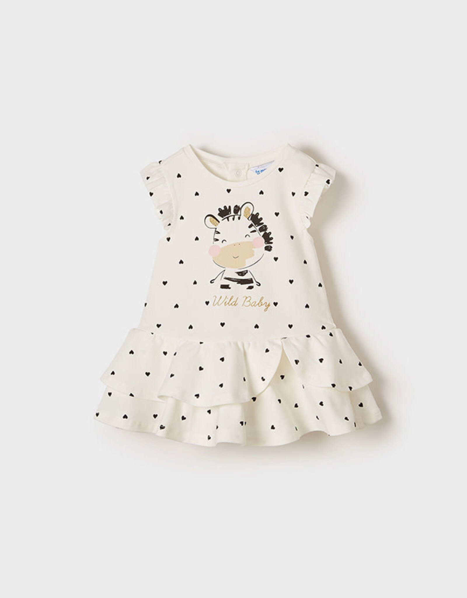 Mayoral Wild Baby Knit Dress w/Diaper Cover