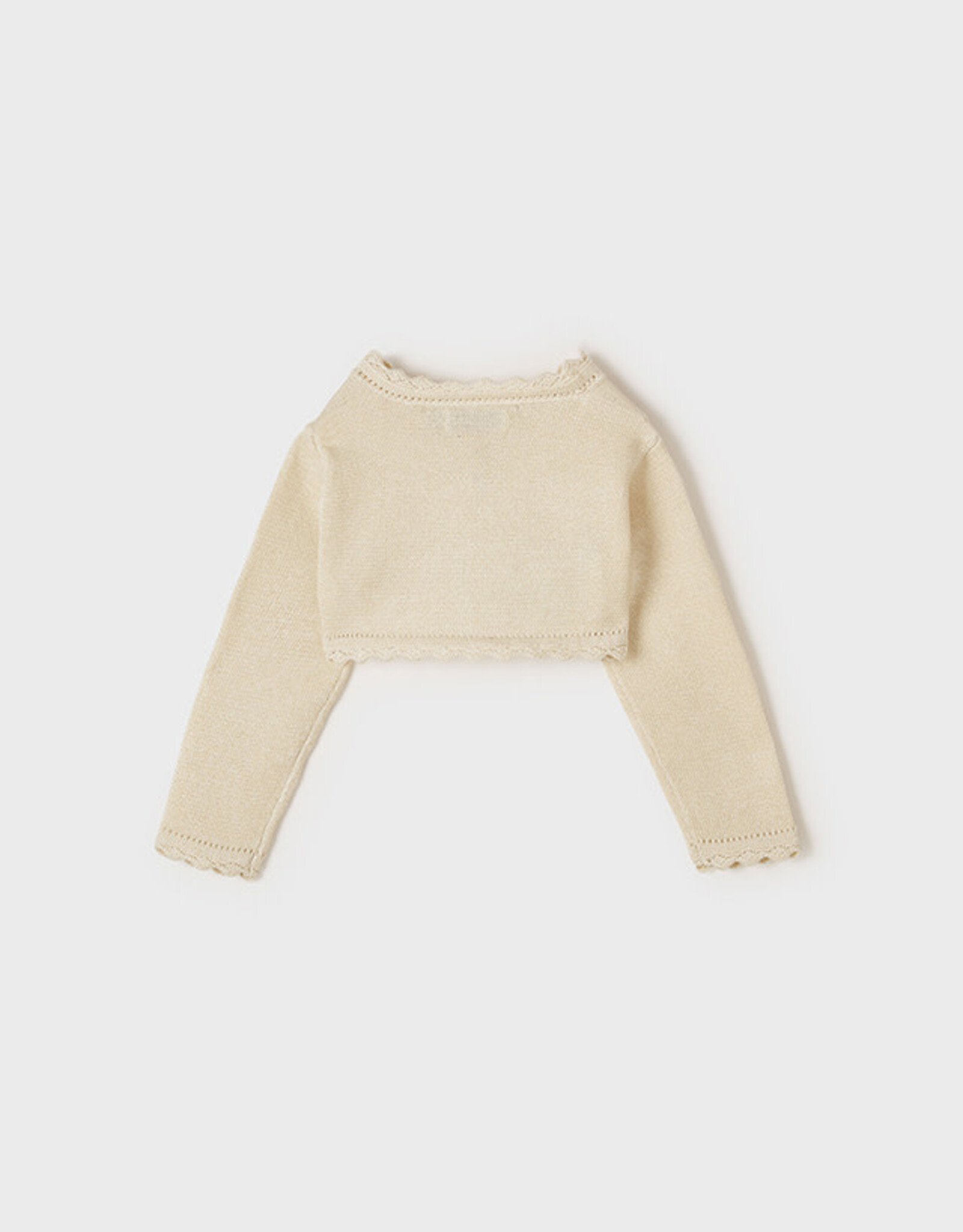 Mayoral Champagne Knit Cardigan