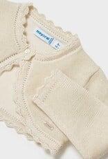 Mayoral Champagne Knit Cardigan