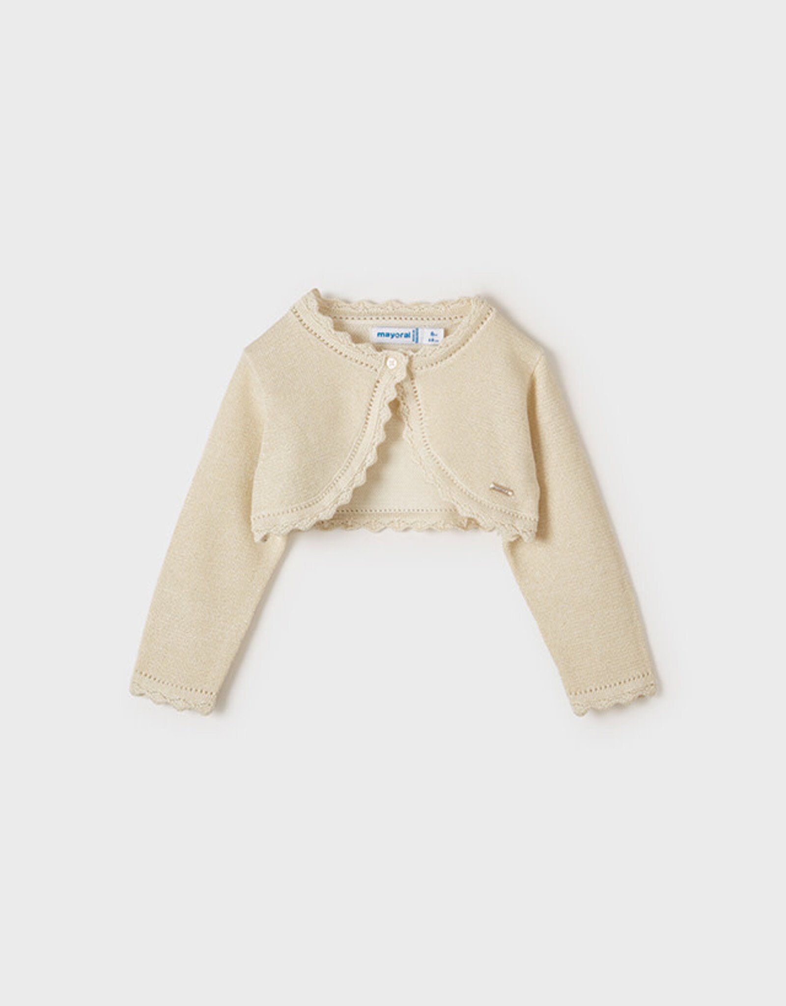 Mayoral Champagne Knit Cardigan