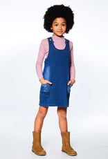 Deux Par Deux Navy Denim Embroidered Jumper