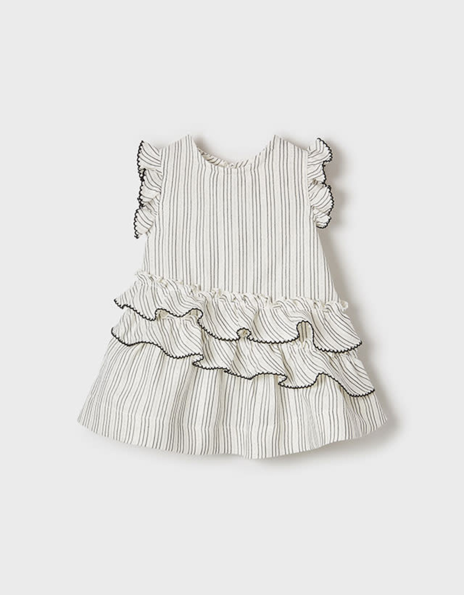 Mayoral Natural Dress Dress w/Frill
