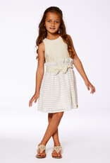 Deux Par Deux Cement Dress with Belt