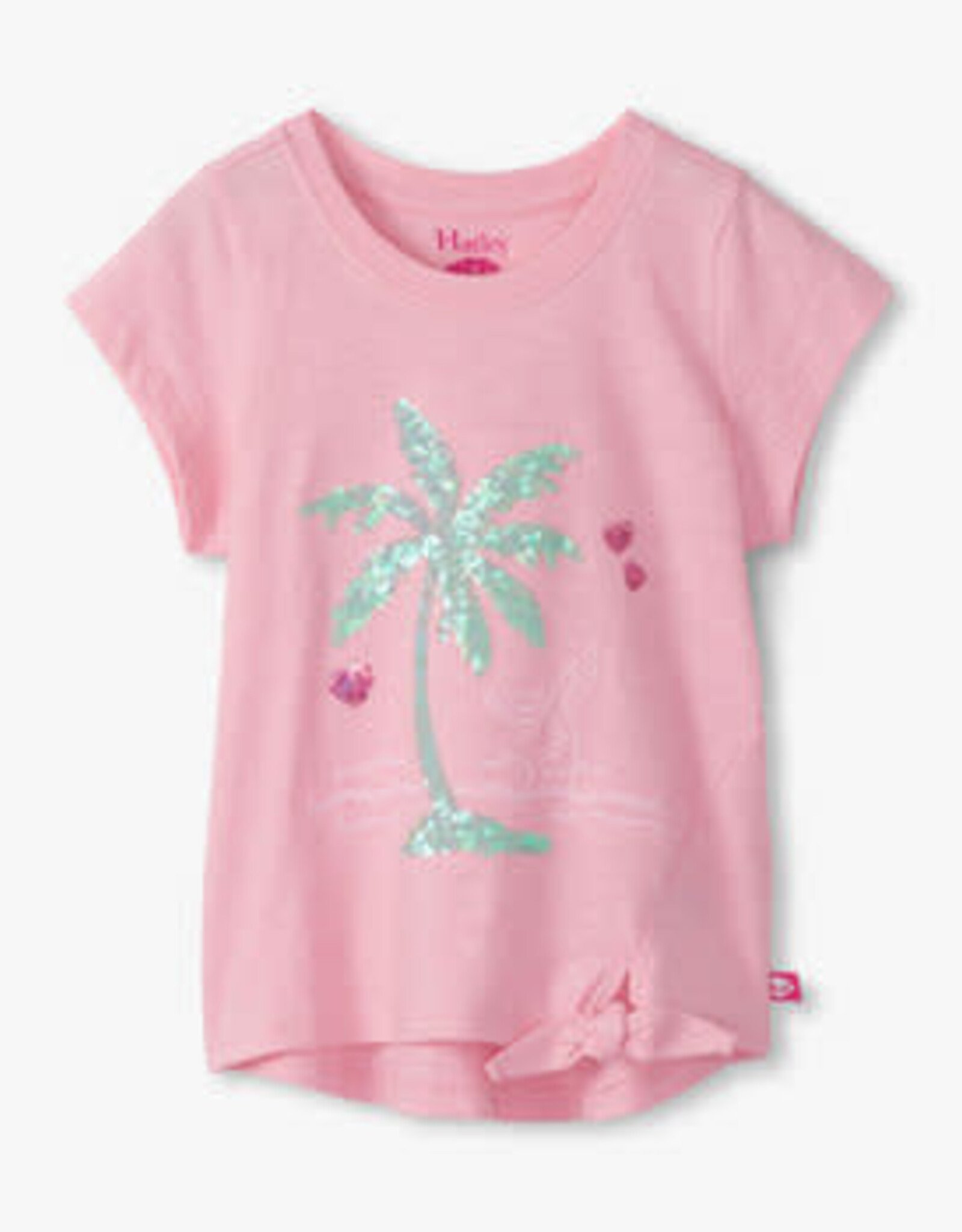 Hatley Summer Palm Tie Front Tee