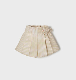 Mayoral Almond Striped Skort