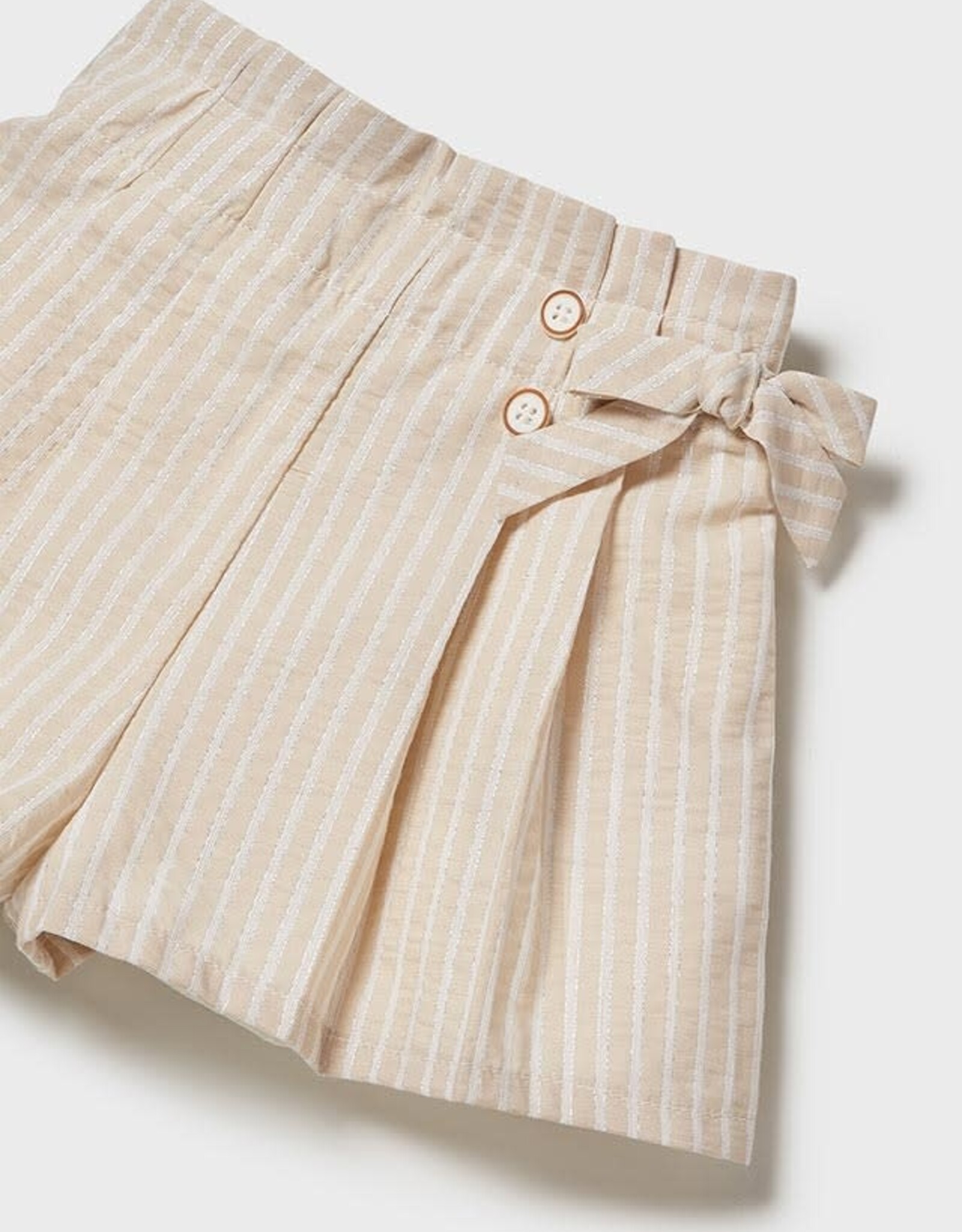 Mayoral Almond Striped Skort