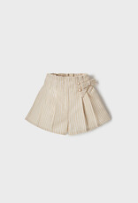 Mayoral Almond Striped Skort