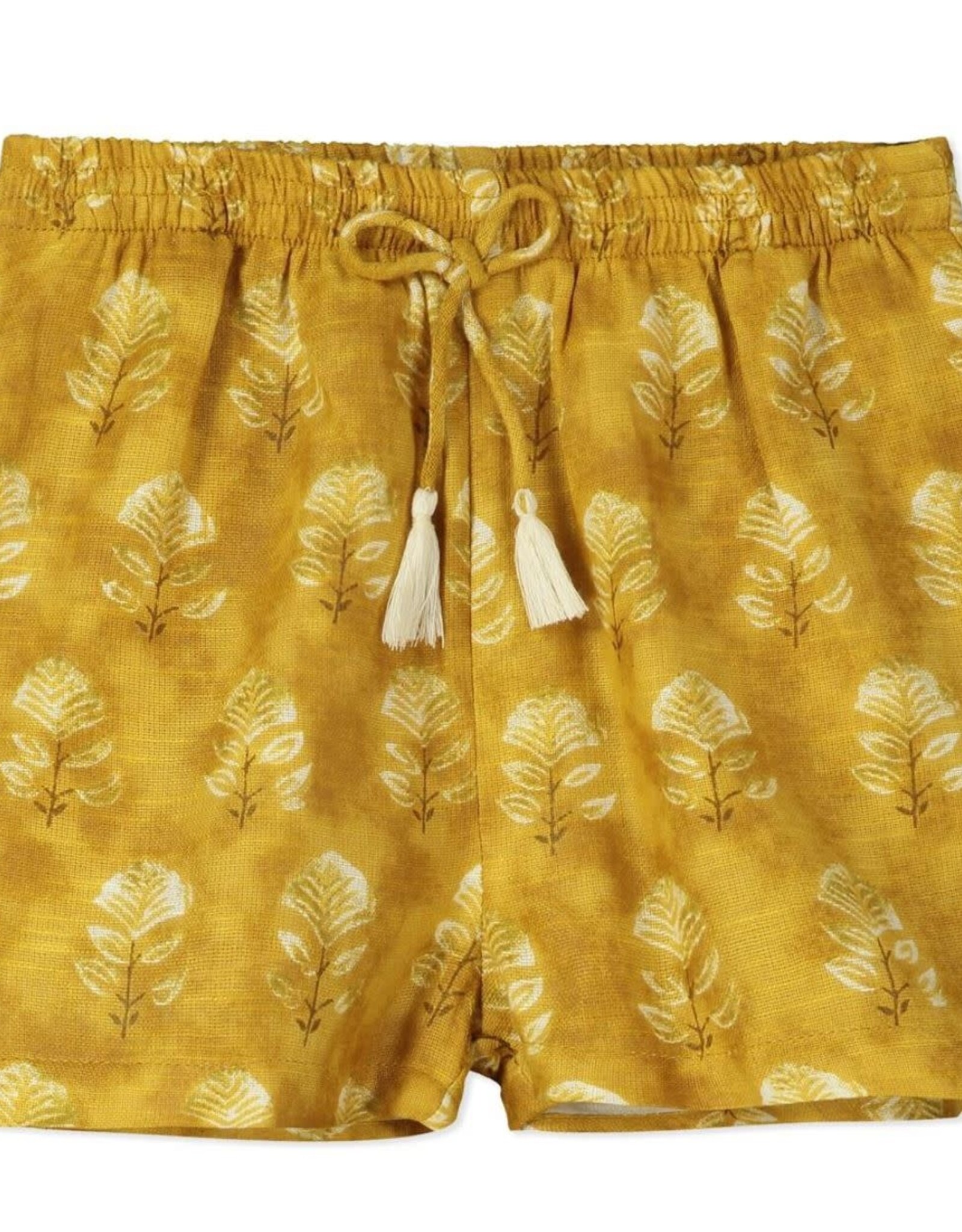 Poppet & Fox Mustard Safari Shorts