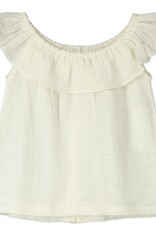 Poppet & Fox White Woven Tank Top