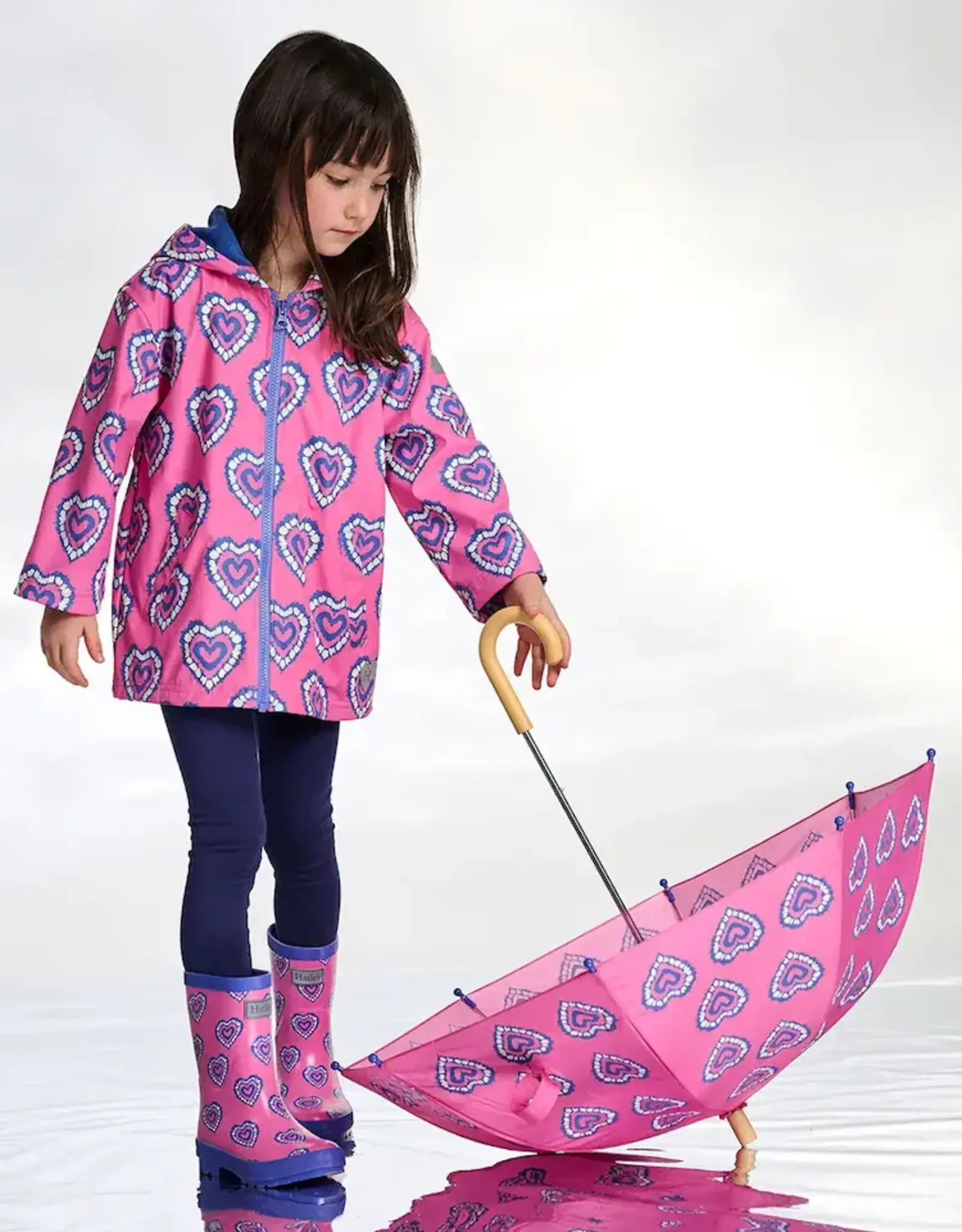 Hatley Heart Burst Colour Change Coat