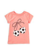 Tea Soccer Bow Graphic Tee