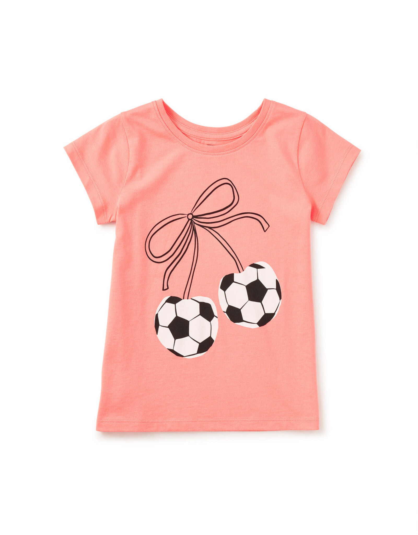 Tea Soccer Bow Graphic Tee