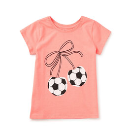Tea Soccer Bow Graphic Tee