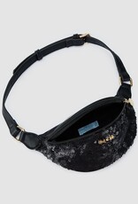 Abel & Lula Black Sequins Fanny Pack