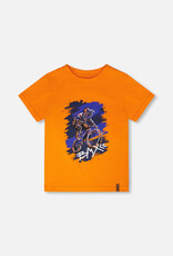 Deux Par Deux Orange BMX Bike Shirt