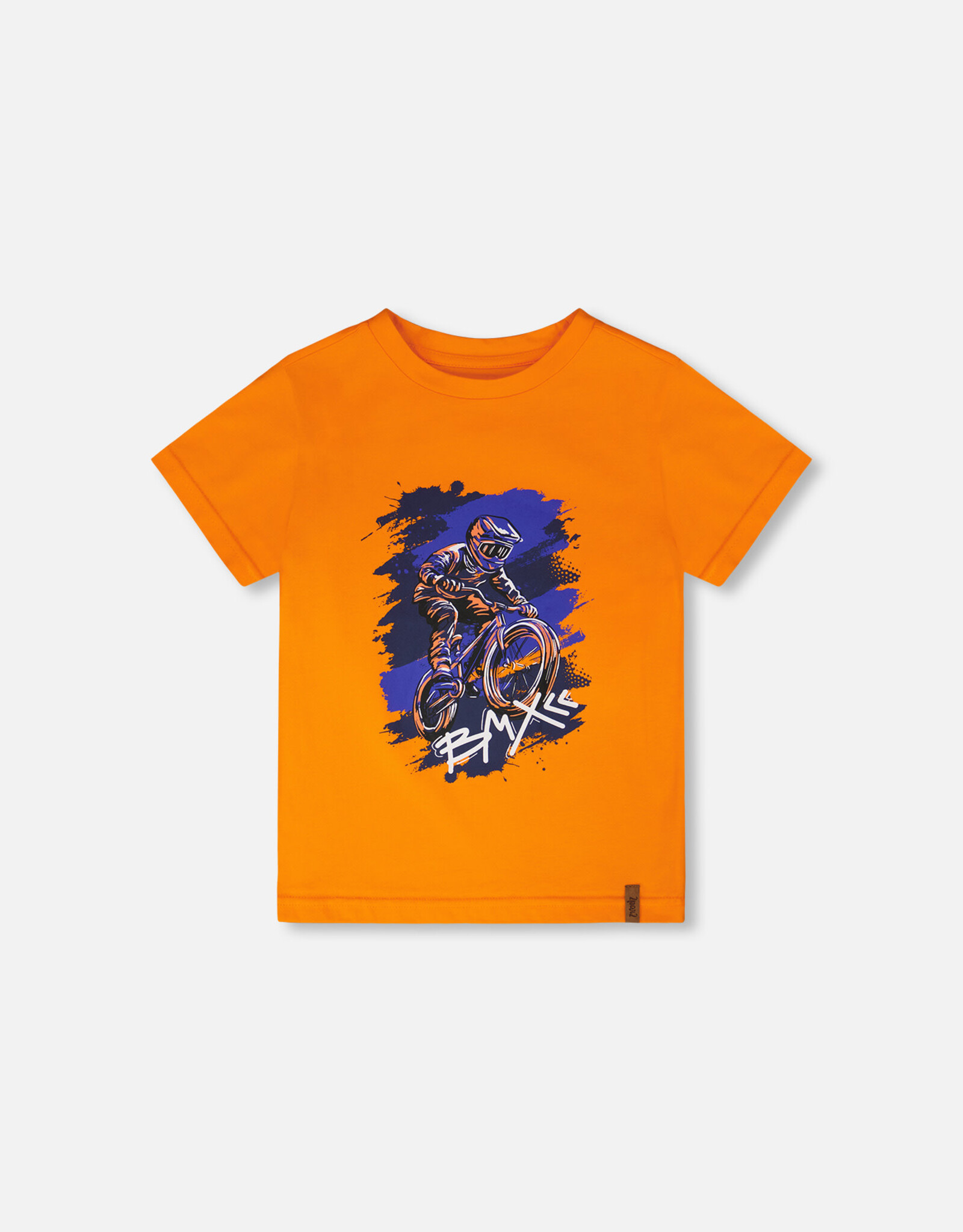 Deux Par Deux Orange BMX Bike Shirt