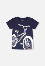 Deux Par Deux Peacoat Bike T-Shirt