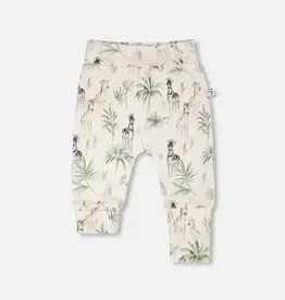 Deux Par Deux Zebra Jungle Jersey Pant