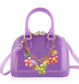 Carrying Kind Cate: Purple Sparkle Flower Power