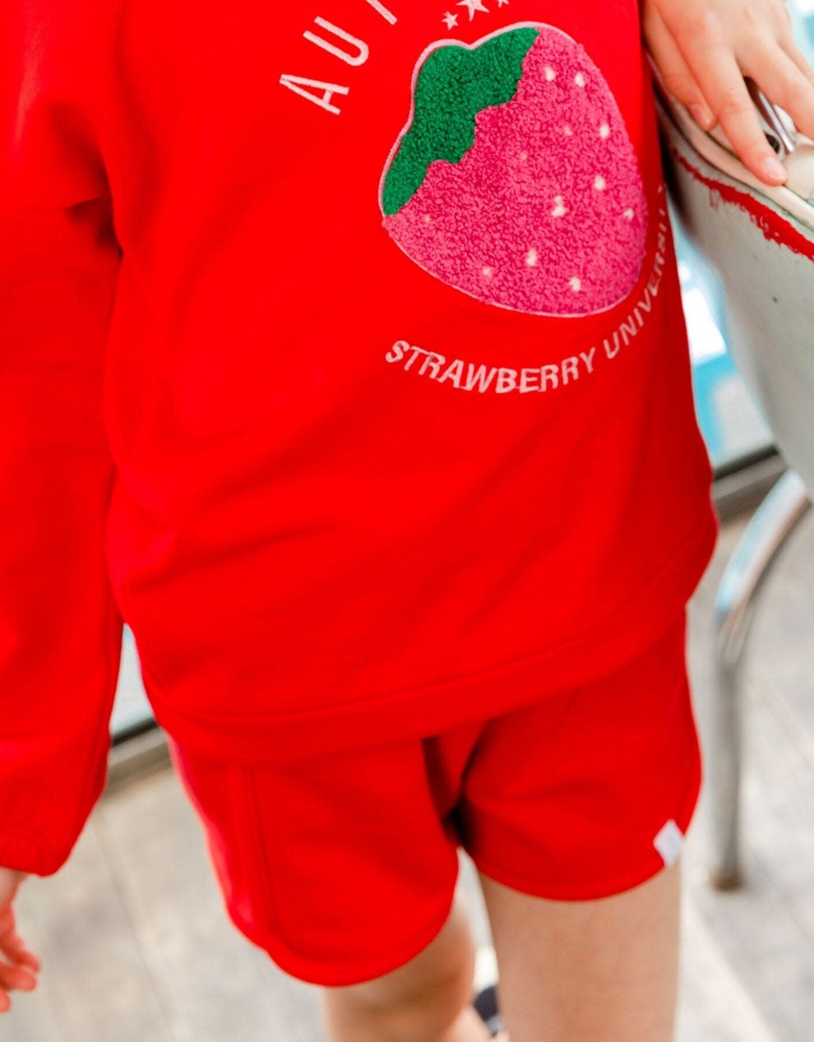 Deux Par Deux True Red Short