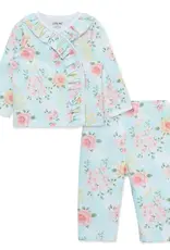 Little Me Rose Meadow Cardigan Set