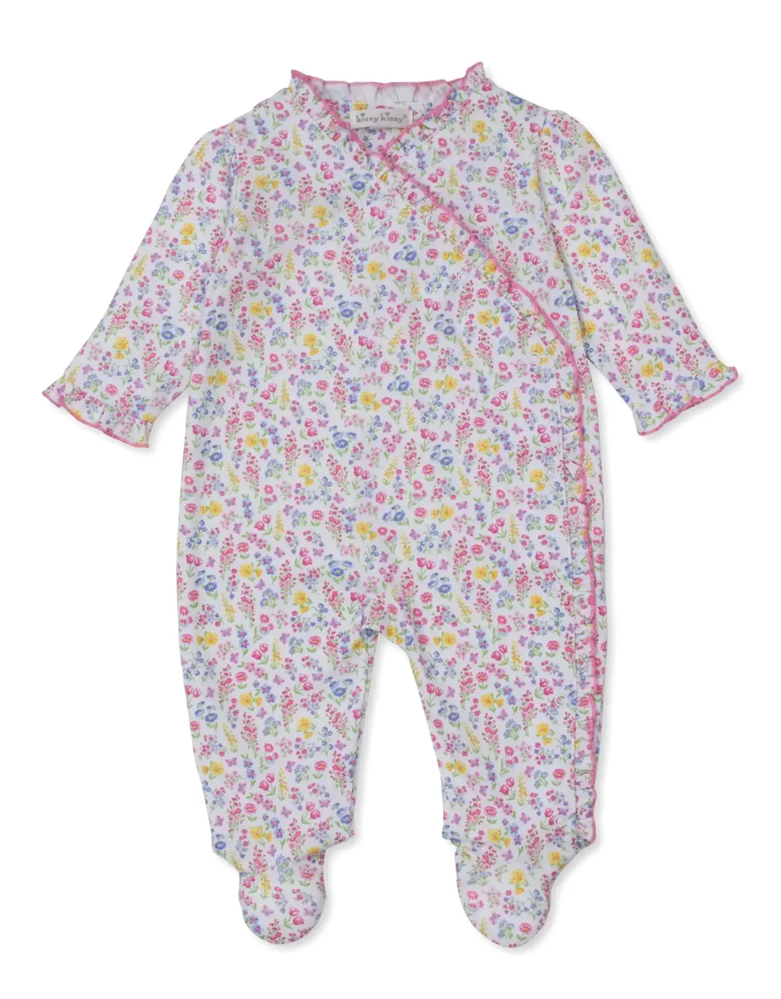 Kissy Kissy Pastel Gardens Footie
