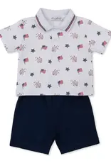 Kissy Kissy Star Spangled Freedom Bermuda Set