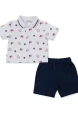 Kissy Kissy Star Spangled Freedom Bermuda Set