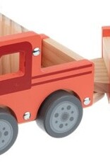 Ganz 11” Wood Tractor Play Set 7pcs
