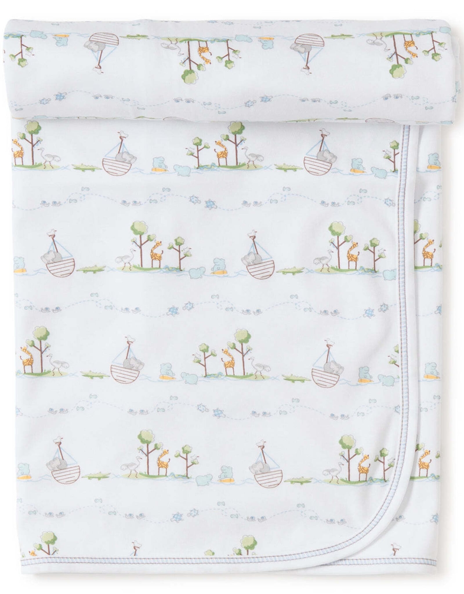 Kissy Kissy Noah's Print Blanket