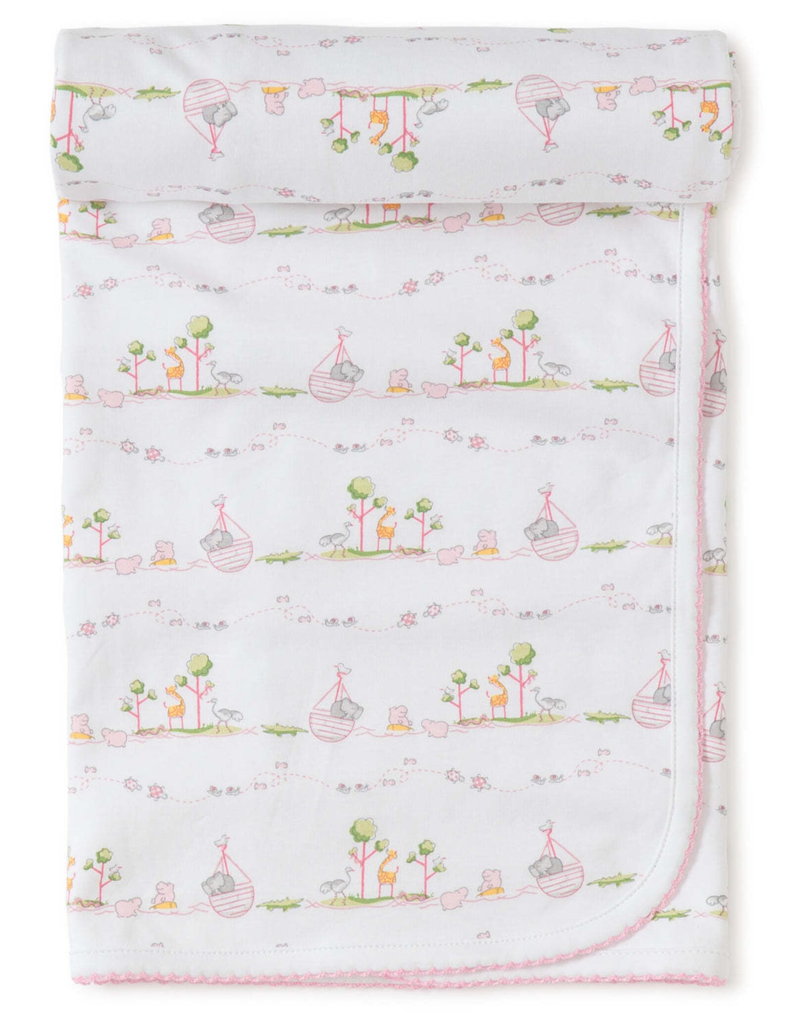 Kissy Kissy Noah's Print Blanket