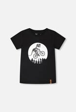 Deux Par Deux Anthracite Dino Bike T-Shirt
