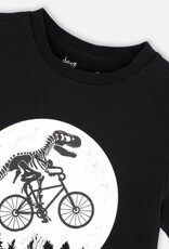 Deux Par Deux Anthracite Dino Bike T-Shirt