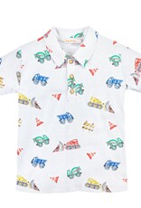 Baby Club Chic Construction Printed Tee w/Collar