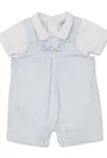 Kissy Kissy Baby Bunny Patch Short Overall Set